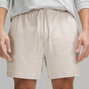 Lululemon City Sweat Shorts 5” Men's Small Heathered Nomad Beige Lounge Athletic